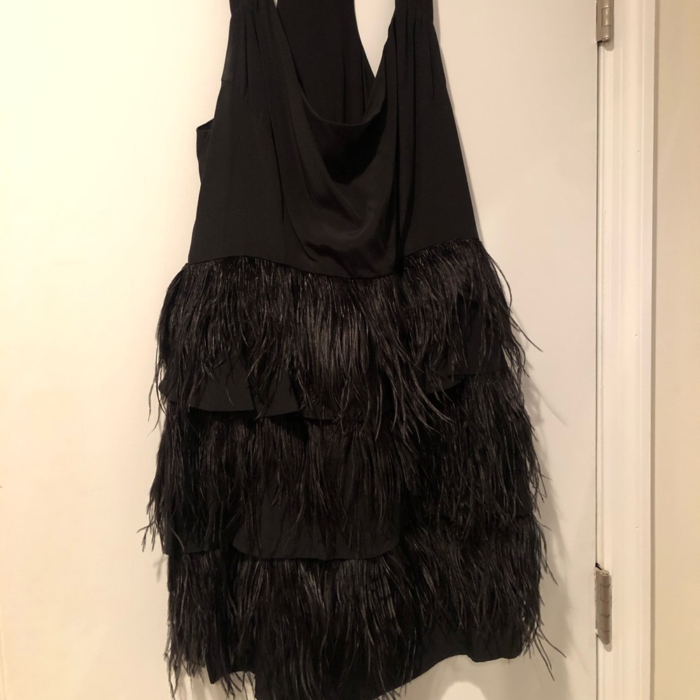 Feather Dress! Very festive!